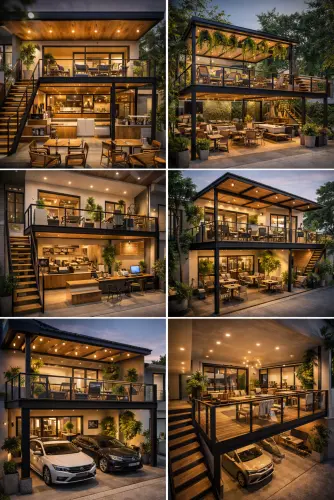 Mezannine Cafe Modern di Sindang Jaya